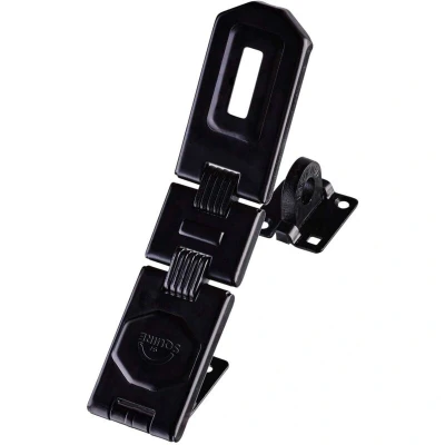Image of Squire DHH1 Henry Double Hinge Hasp and Staple, Black, One Size
