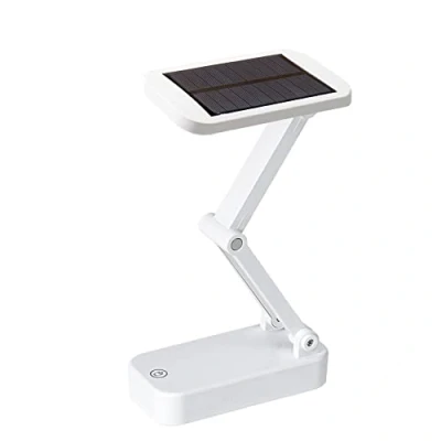 Image of DINOWIN Solar Desk Lamp USB Rechargeable Portable Foldable 24LED Touch Sensor Dimmable Table Indoor Reading Lighting,Bedside Lamps