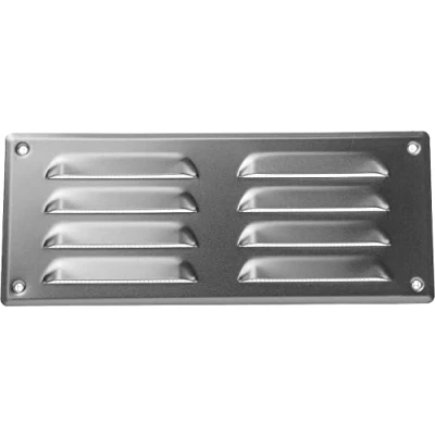 Image of 10&quot; x 4&quot; Inch / 260 105 mm Aluminium Air Vent Cover Steel Return Grilles for Ceiling and Sidewall HVAC with Insect Protection Screen (10.24 4.13 Inch, Aluminum)