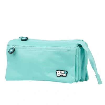 Image of Grafoplás 37543331 Case 4 Compartments, Pastel Blue, 23 x 12 cm, Bits &amp; Bobs
