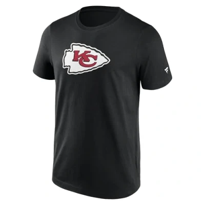 Image of Kansas City Chiefs NFL T Shirt Primary Logo Graphic, black, L
