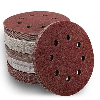 Image of Sanding discs for Bosch PEX 400 AE eccentric sander with Velcro PEX400AE (125 mm, 8 hole) (K180)