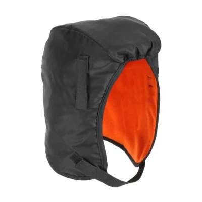 Image of Ergodyne 16840 Winter Hard Hat Liner, Thermal Fleece Lining, Chin Length, N Ferno 6840,Black