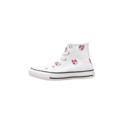 Image of Converse CHUCK TAYLOR ALL STAR girls&#039;s Children&#039;s Shoes (High top Trainers) in White