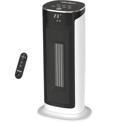 Image of 2000W Electric Heater Energy Efficient Space Heaters with Thermostat 75 Oscillating Portable Remote Control 3 Mode Tip over &amp; Overheat Protection, Silent Ceramic Fan for Home White