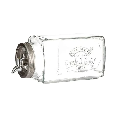 Image of Kilner New Glass Fridge Dispenser 3 Litre