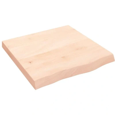 Image of vidaXL Bathroom Countertop 60x60x(2 6) cm Untreated Solid Wood