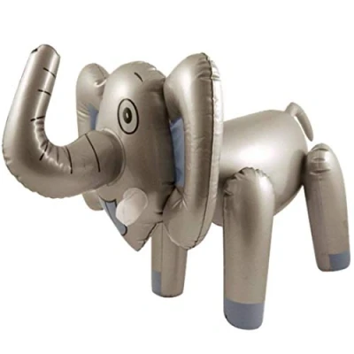Image of Inflatable elephant animal toy safari 65 cm novelty