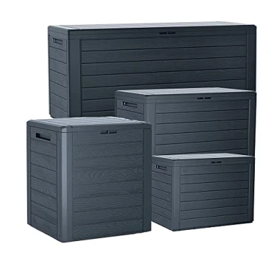 Image of Pluto Packaging Outdoor Garden Furniture Multipurpose Storage Box Medium 140L Large 190L Extra 280L (280 Litre, 1 Box)