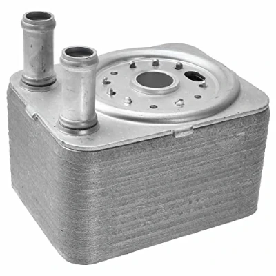 Image of Engine Oil Cooler for A2 A3 A4 A6 A8 a l h m b r Altea Exeo Leon Fabia I Octavia II Superb Yeti e o S Golf J T P n u g 1996 2021 038117021B