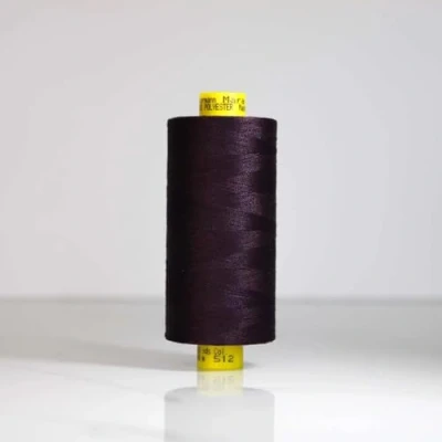 Image of Gutermann Mara 120 All Purpose Polyester Sewing Thread 1000m Spool, UV Resistant, Silky Shine, Tear &amp; Abrasion Resistant Perfect for Machines or Hand Sewing/Colour 512