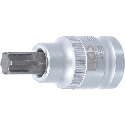 Image of BGS 4159 Bit Socket length 54 mm 12.5 (1/2&quot;) Drive for VAG Polydrive