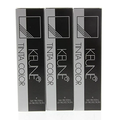 Image of Keune Tinta Color + Silk Protein Solamer Hair 7.44 Medium Intense Copper Blonde by