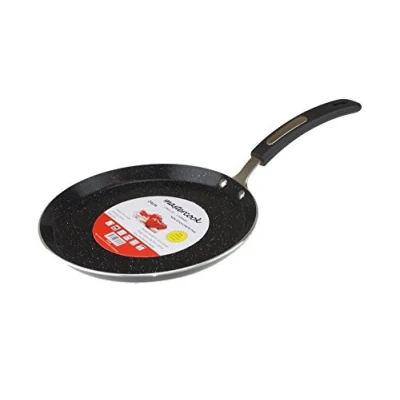 Image of MASTERCOOK Aluminium Ceramic Non Stick PAN Induction Heavy Duty Crepe Pancake CHAPATI ROTI DOSA Two Layer Coating TAWA TAVA Flat (30cm)