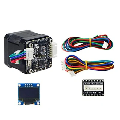 Image of 3D Printing Closed Loop Stepper Motor NEMA17 MKS SERVO42 Developed by Makerbase That Prevents Losing Steps from 42 Stepping (with Display)