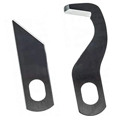 Image of Overlocker Blade Knife Upper &amp; Lower Set Compatible with Silver 720D
