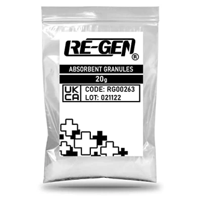 Image of RE GEN 20g Sachet Bag, Body Waste Fluid Urine Vomit Sick Liquid Clean Up Highly Absorbent Granules