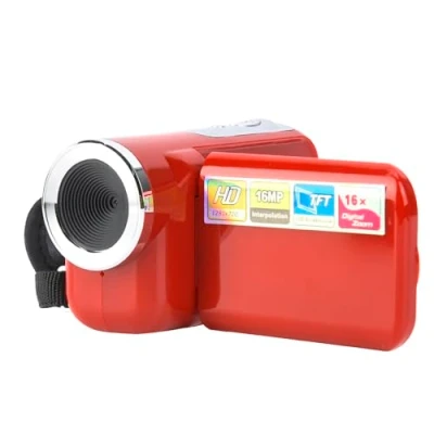 Image of kids Camera Camcorder, Portable 16X HD Digital Video Camcorder with 2 inch TFT LCD Sceen Toy,for YouTube or Vlog 16MP DV Camcorder,best gift for children(red)
