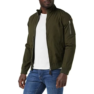 Image of Schott NYC Men&#039;s Kenny Jacket, Dark Kaki, S