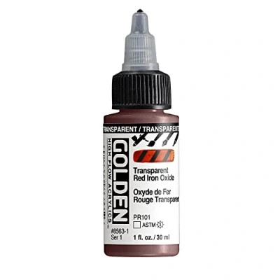 Image of Golden High Flow 1Oz Transp Red Iron Oxide
