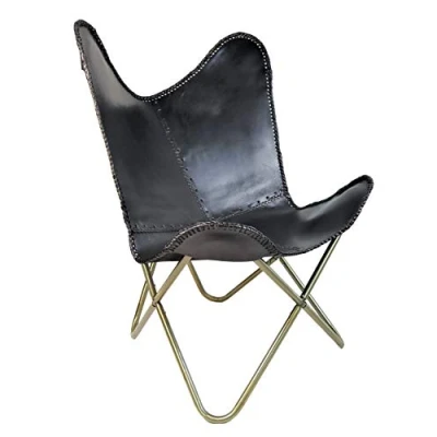 Image of Aspect Chaises Longues, Black/Gold, 70x75x90cm