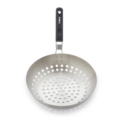 Image of Tower 28cm Grill Wok with Folding Handle