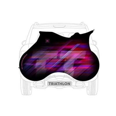 Image of VELOSOCK Full Bike Cover SPEED/TRIATHLON for Indoor Storage and Transportation Water Repellent Stretchy Zippered Fabric Bicycle Protection Travel TRIATHLON