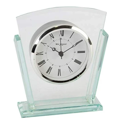 Image of Widdop Mantel Clock, Metal, 18