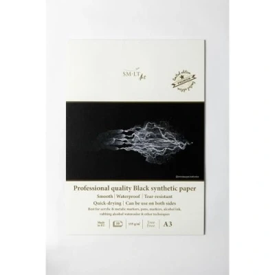Image of SM LT Beaux Arts Yupo Pad A3 10 Sheets 155 GSM Black