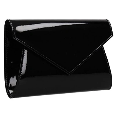 Image of SwankySwans Women&#039;s Lenny Clutch Bag, Black