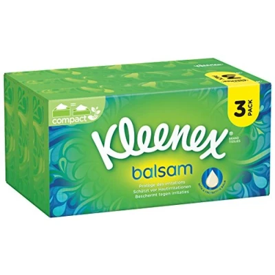 Image of Kleenex Balsam Tissues Calendula Balm (3 Boxes)