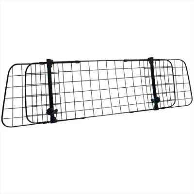 Image of UKB4C Mesh Car Dog Guard Universal Fit Cage Fully Adjustable for Attaching to Back Headrest Divider Boot and Seats