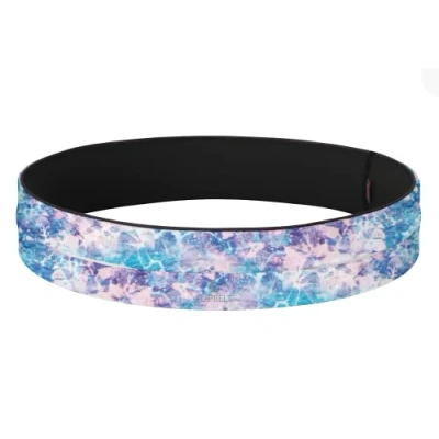 Image of FlipBelt Classic Running Belt for Phone and Small Accessories, Exercise Waist Pouch Women Men, XL, Ocean Bloom