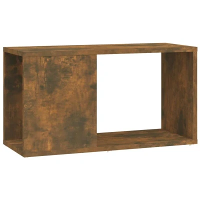 Image of vidaXL TV Cabinet Smoked Oak 60x24x32cm Engineered Wood