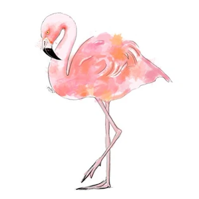Image of 20 Napkins Lonely Flamingo Animals Summer 33 x cm