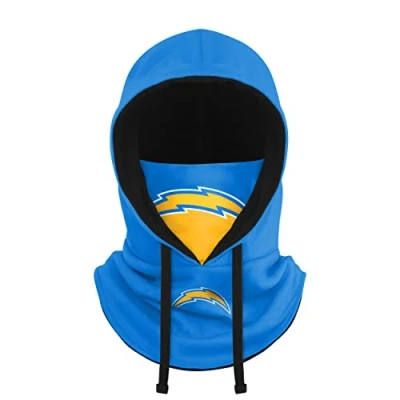 Image of FOCO Unisex Adult NFL Team Logo Drawstring Winter Cap Hooded Gaiter Balaclava Face Cover Color, 9 2642