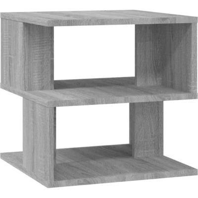 Image of vidaXL Side Table Grey Sonoma 40x40x40 cm Engineered Wood