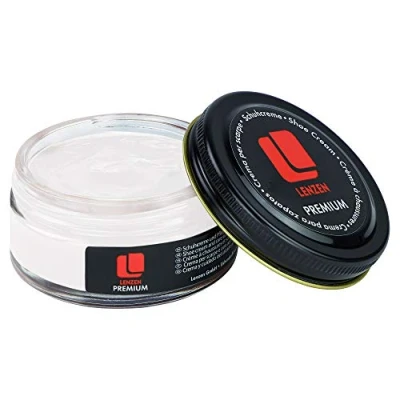 Image of Lenzen Shoe Polish I Leather Cream for Smooth and Grained (White)