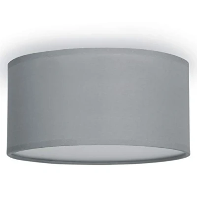 Image of Smartwares Ceiling Light, Grey, 20 cm, 1 x E14 Bulb Fittings, Suitable for LED Bulbs