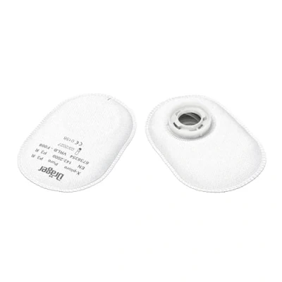 Image of Dräger X plore Pure P3 Bayonet Filters, Replacement Particle Filters Protecting against Asbestos, Wood Dust and Metal (6 Filters)