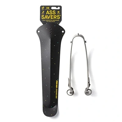 Image of ASS SAVERS Win Wing Road Rear Mudguard for Bikes, Tire Widths up to 38mm, Ultralight, Clip On, Easy Installation and Removal, Secure Mount, Sustainable, Swedish Design, Praline