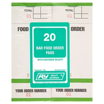 Image of Caterpack by Robinson Young Restaurant/Cafe/Takeaway Food/Waiter/Waitress Bar Food Pads 20
