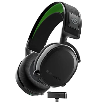 Image of SteelSeries Arctis 7X Wireless Xbox Series X/S Gaming Headset Lossless 2.4 GHz 30 Hour Battery Life USB C Quick Charging Also works with PS5, PS4, PC, Mac, Switch &amp; Android Black