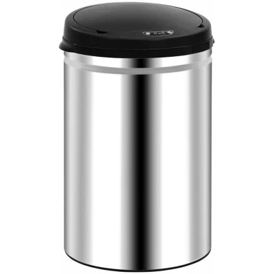 Image of vidaXL Automatic Sensor Dustbin 30 L Stainless Steel