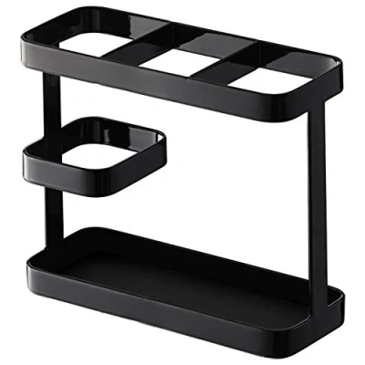 Image of Yamazaki Utensil Stand, Alloy Steel, Black, One Size