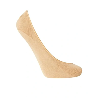 Image of 2 Pair Natural Ballerina Footsies with Gripper Ladies One Size Charnos