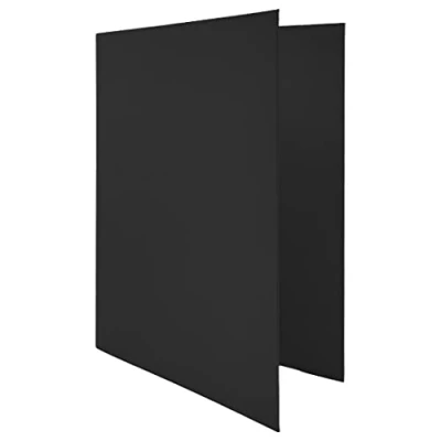Image of Raylu Paper® 4 D Ring Binder 25mm A4 File Cabinet with Rings for Storing Documents, Size 33.5cm High x 26cm Wide and 4cm Thick Spine (Black)