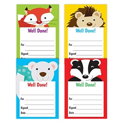 Image of SuperStickers A6 Teacher Praise Pad: 64 &#039;Well Done&#039; notes per pad