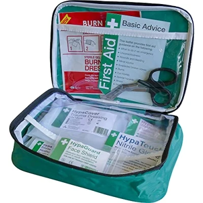 Image of Safety First Aid Motorcycle Vehicle Kit in Pouch
