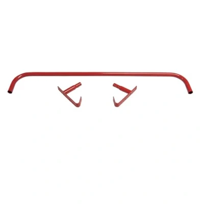 Image of Horse Stable Drying Rug Rack (Hanger Rail Blanket Holder Black Blue Purple Red) (Red)
